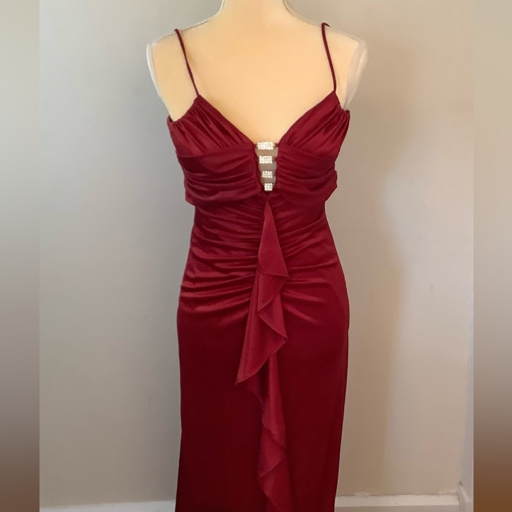 Red Evening Cocktail Dress
